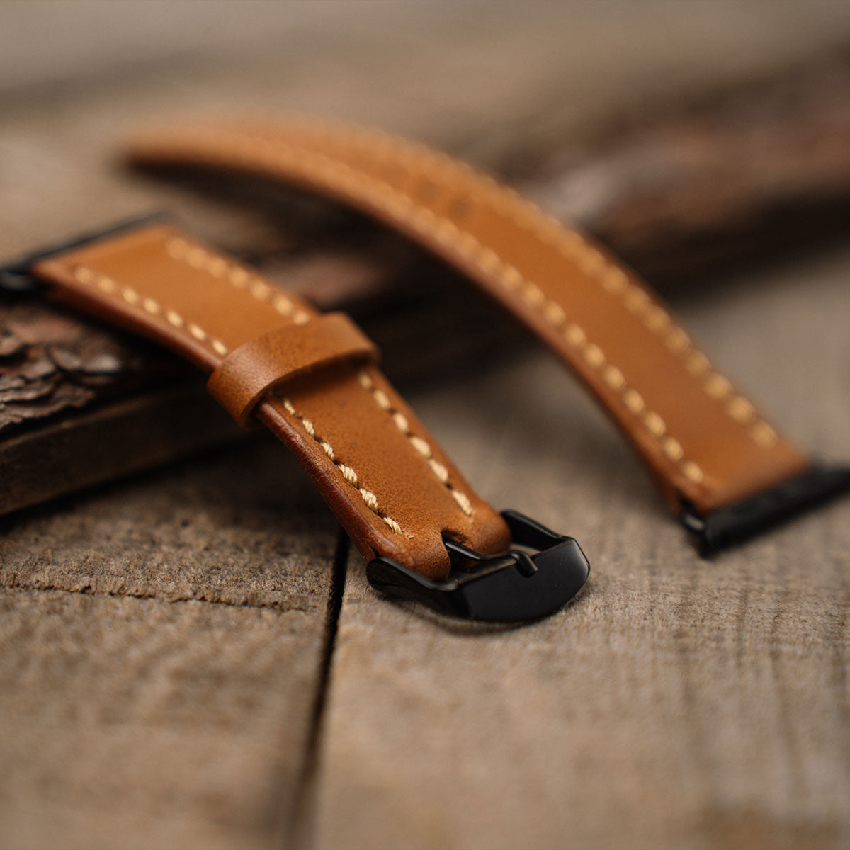 καφε δερματινο λουρακι για applewatch