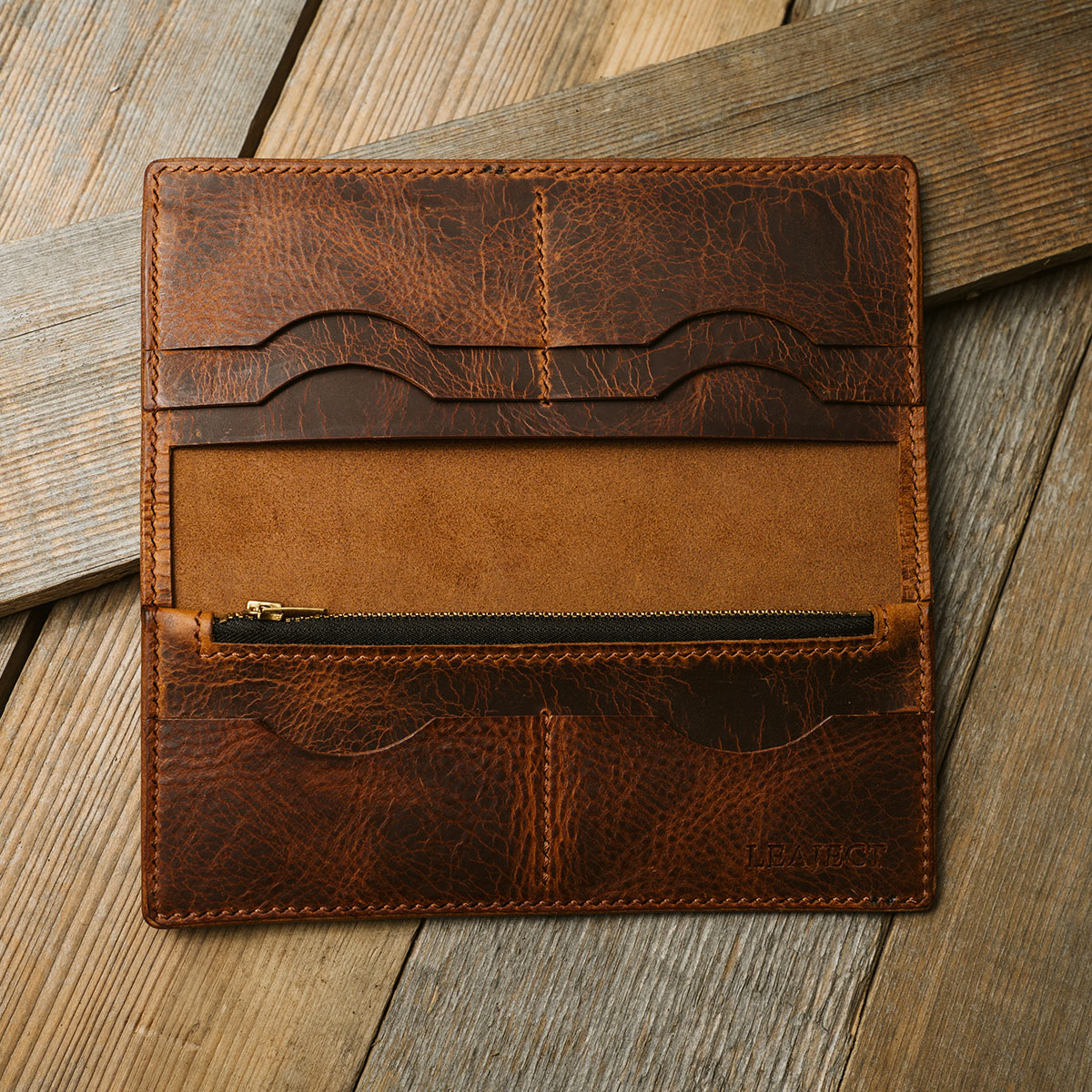 δερματινο πορτοφολι Long