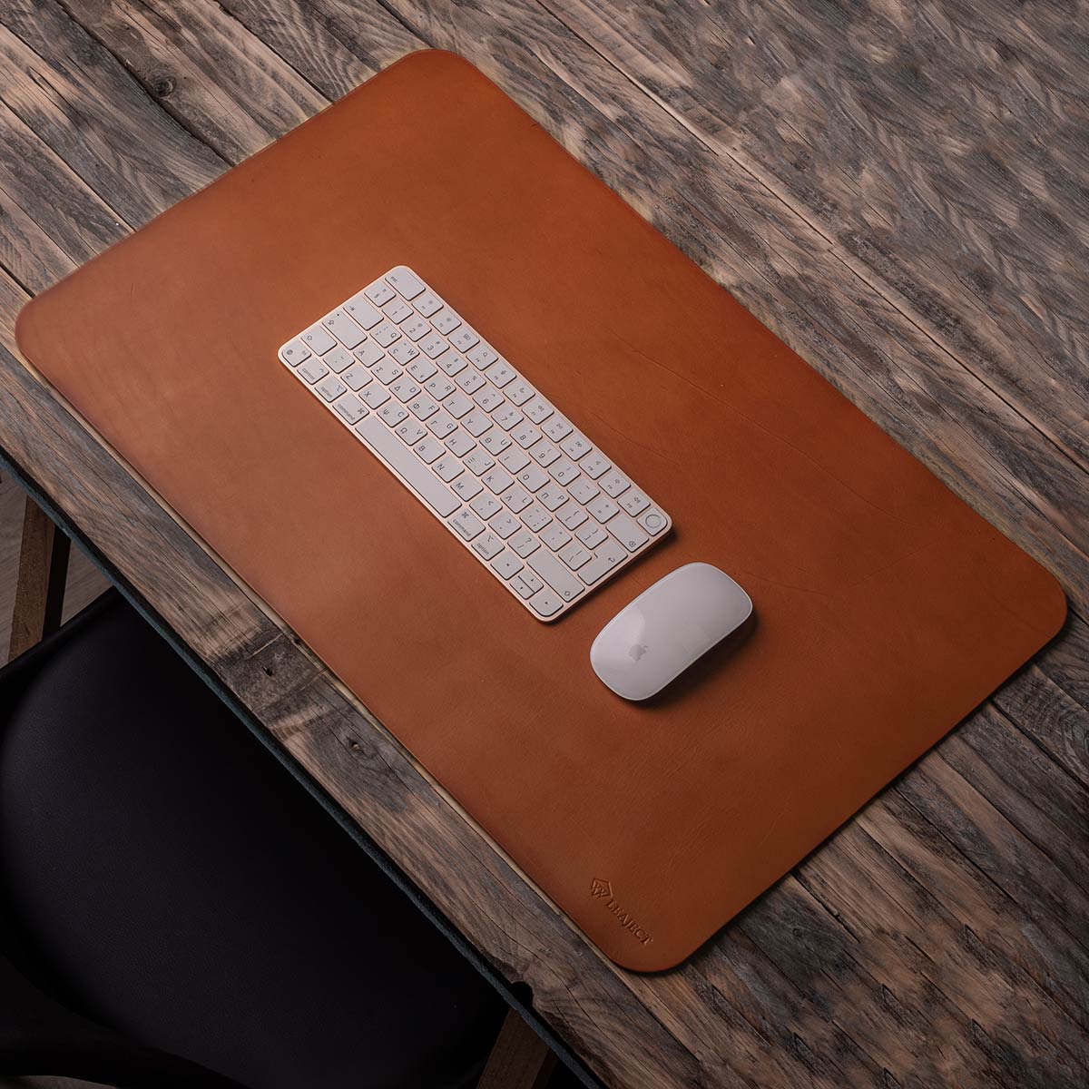 καφέ δερμάτινο desk pad γραφείου